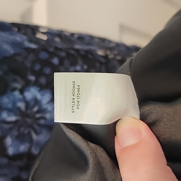 Lulus Molinetto Navy Blue Lace Ruffled Tiered Sleeveless Maxi Dress, Size XL - Picture 13 of 13